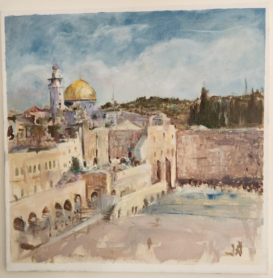 Jerusalem Oil Painting Prints